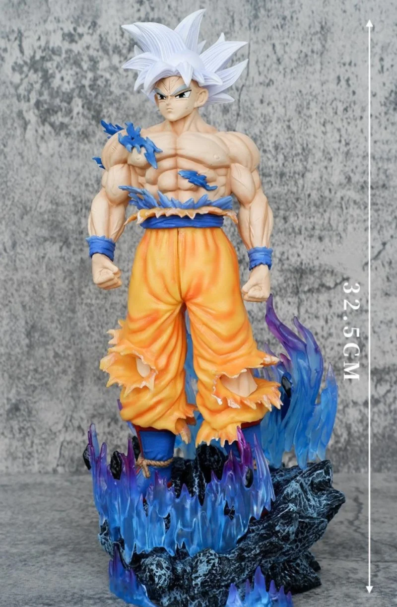 Anime Figurine Dragon Balls Z Pvc Toy Statue Model White Hair Goku ...