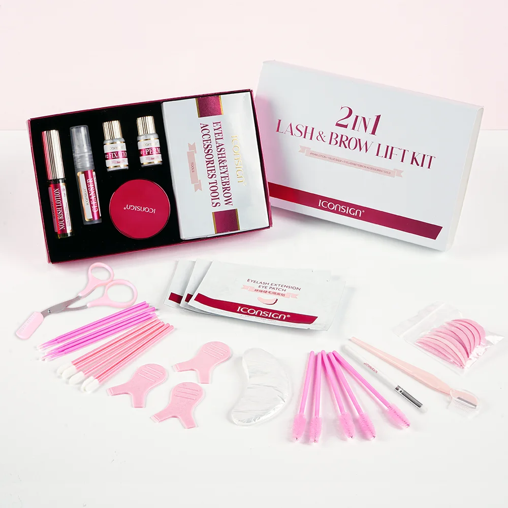 Iconsign 2in1 Wimpern Lashlift Brow Lift And Eyelash Lamination Lift 