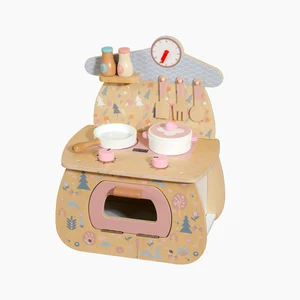 Quality Certifications Children's Colorful Simulations Cooktop Kitchen Juguetes Wooden Pretend Play Toys for Kids Boys Girls CE