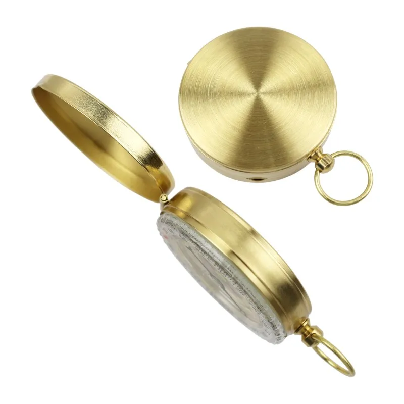 Оптовая продажа дешевая Складная раскладушка флуоресцентная 6107 компаса для обучения на открытом воздухе и походов