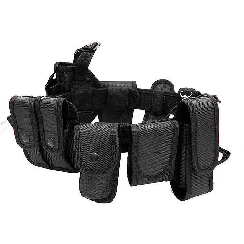 Duty Belts Training Tactical Modular Equipment Security Utility Belt with Components Pouches Bags Holster Gear Security Belts