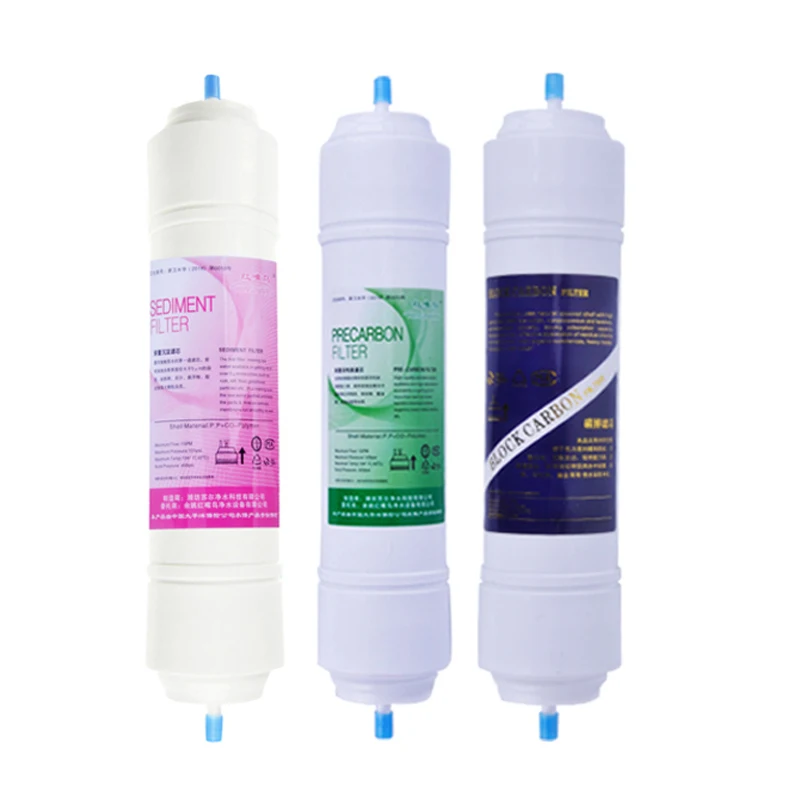 Korea Quick Connect Water Filter Purifier Cartridge PPF GAC CTO for Household 5 Stages Water Purification System Replacement