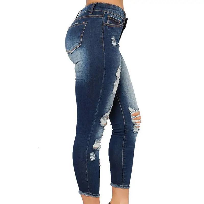 Buy Ripped Skinny Jeans Sexy Dar Kot 