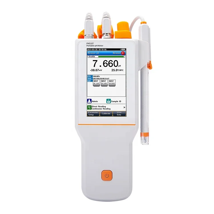 PH510T  Portable pH/ORP Meter with touch screen panel