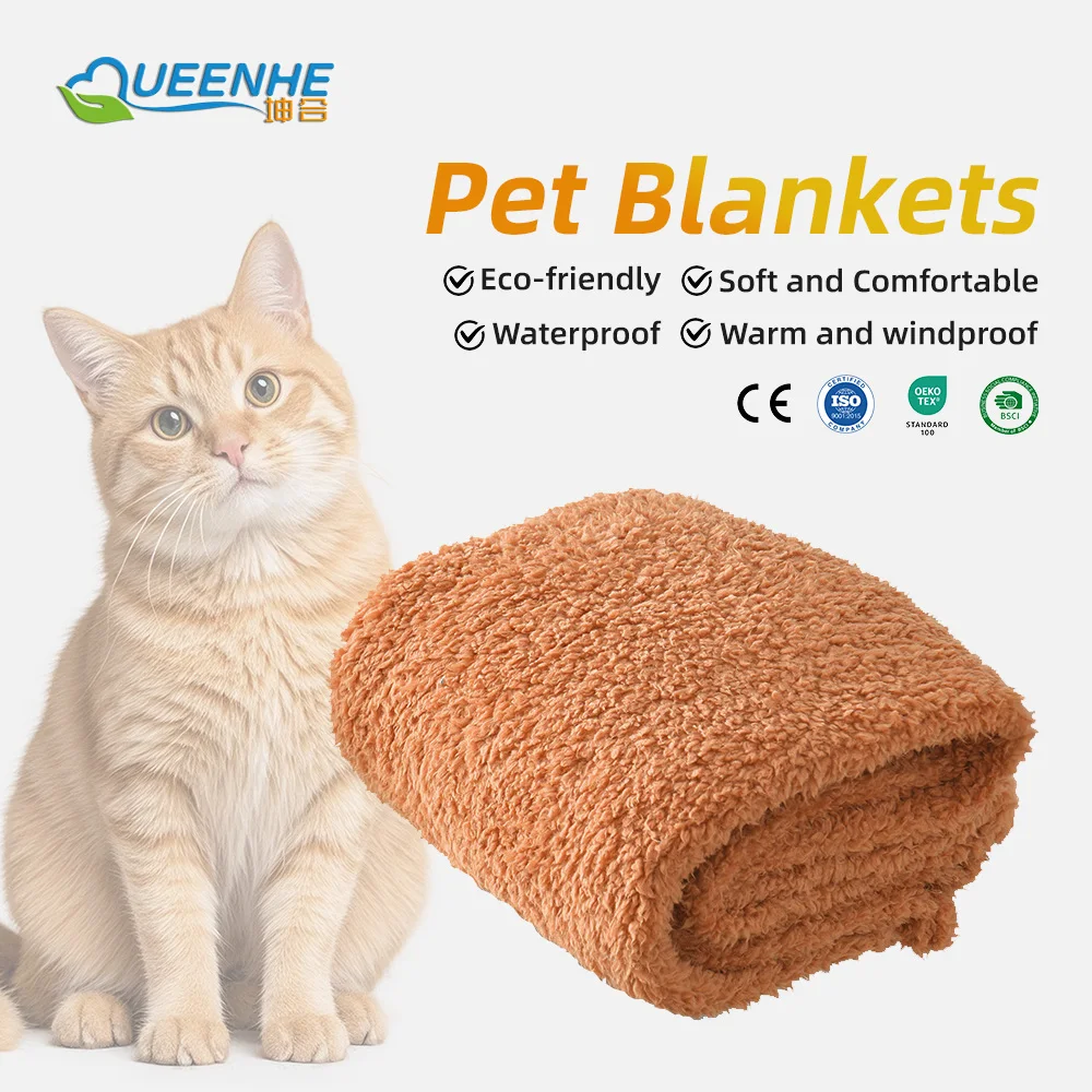Wholesale Large Durable Dog Blankets Soft Warm Pet Fleece Throw for Sm - product detail 1