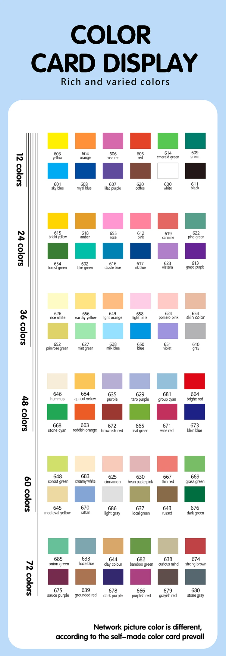 120/168 Colors Fine Tip Water-Based Acrylic Paint Markers