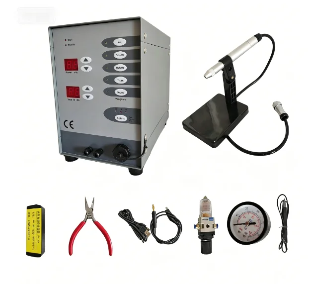 TEBAK Small Argon Gas Pulsed Arc Welding Machine Denture Framework Welding - Gold and Silver Jewelry Repair and Welding Machine