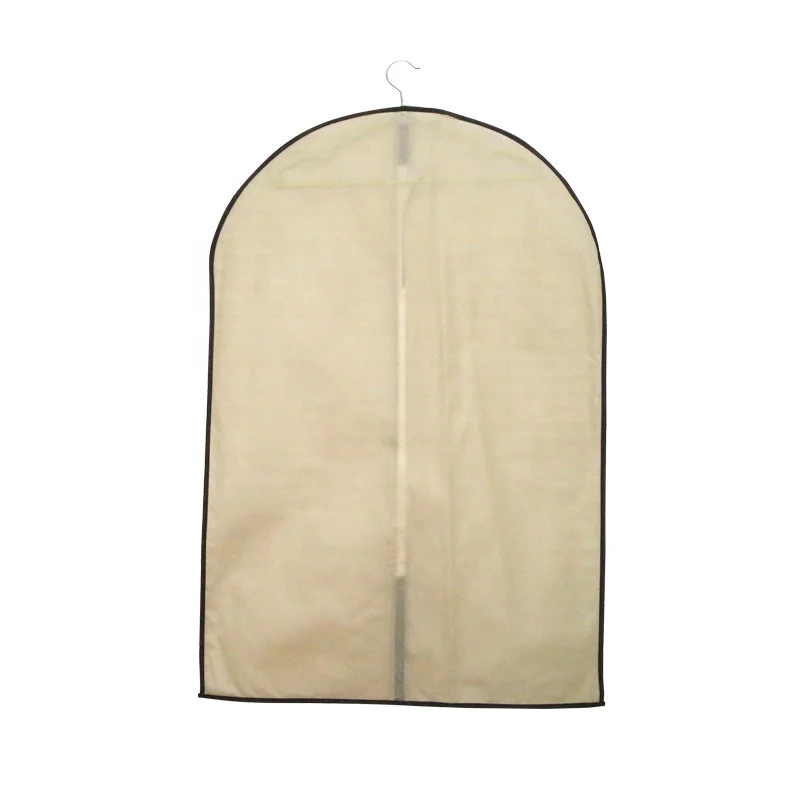 Suit Cover with Zipper Nonwoven Garment Bag 60x90cm 60x137cm Clothes Bag Suit Cover Clothes Storage Bag