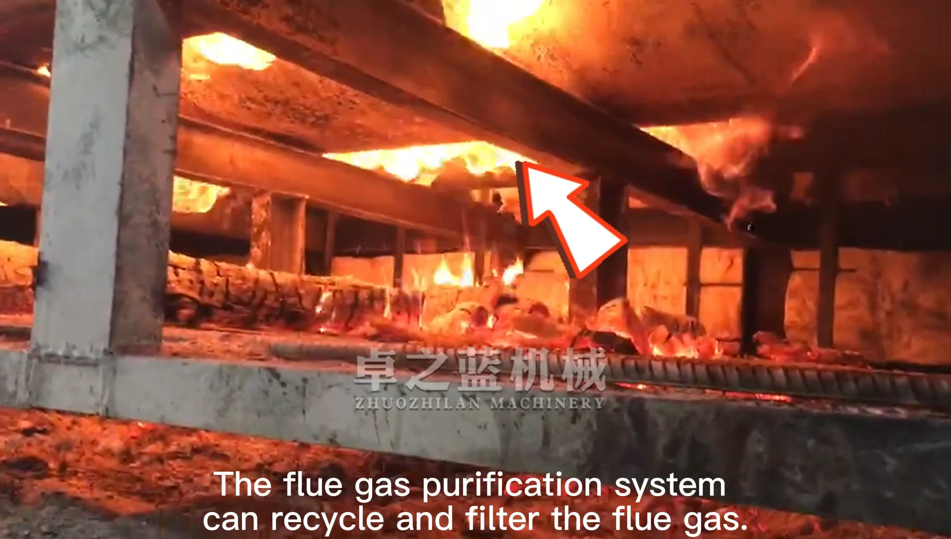 Carbonization Furnace Bbq Charcoal Production Line Small Smokeless