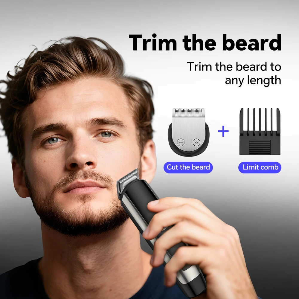 Hot Selling Rechargeable Electric Hair for Clipper Set Multi-Functional Push Shear Stainless Steel Blade for Household Hotel Use details