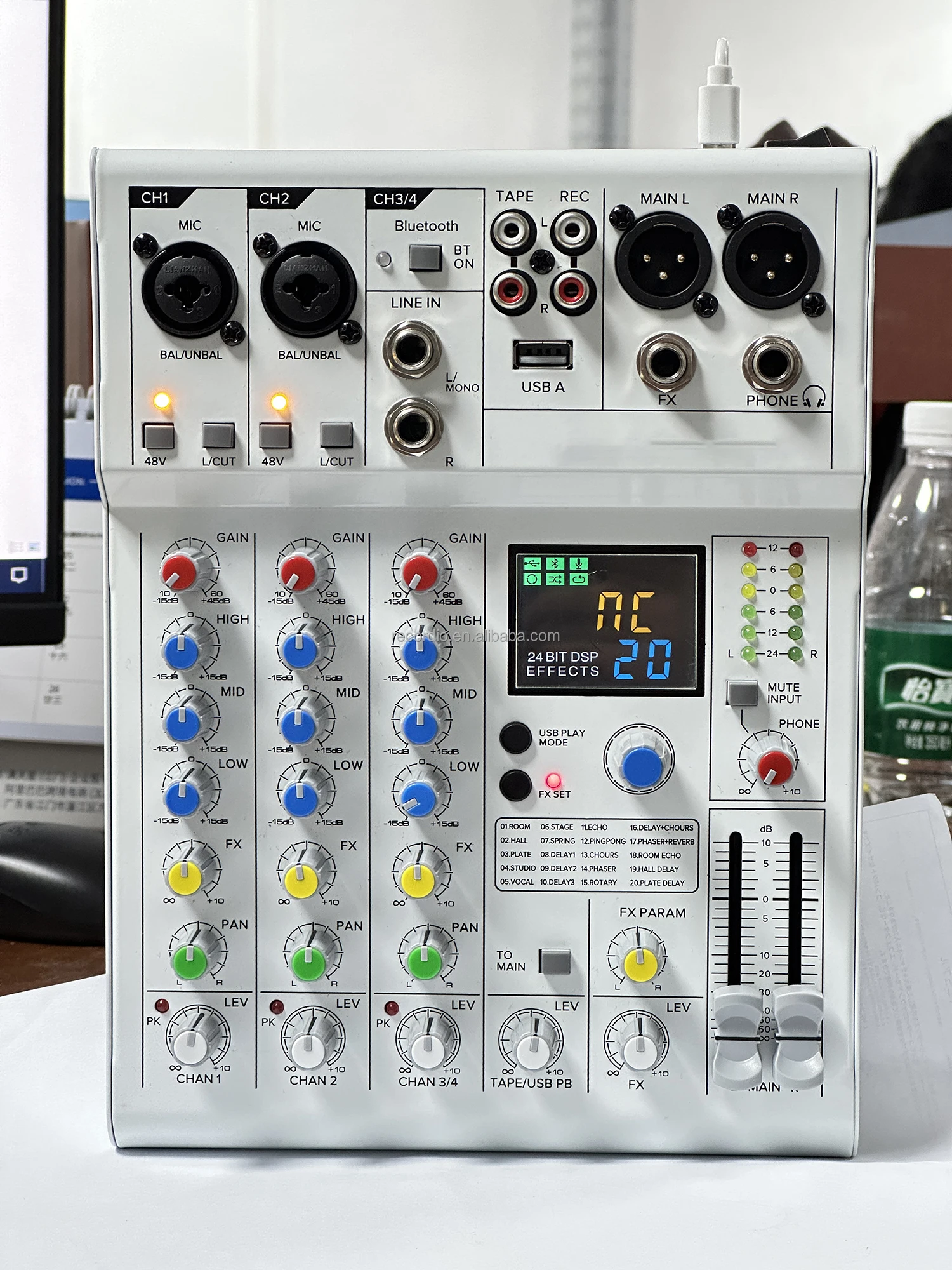 ART USB MIX 4 4チャンネルミキサー／USBオーディオインターフェイス