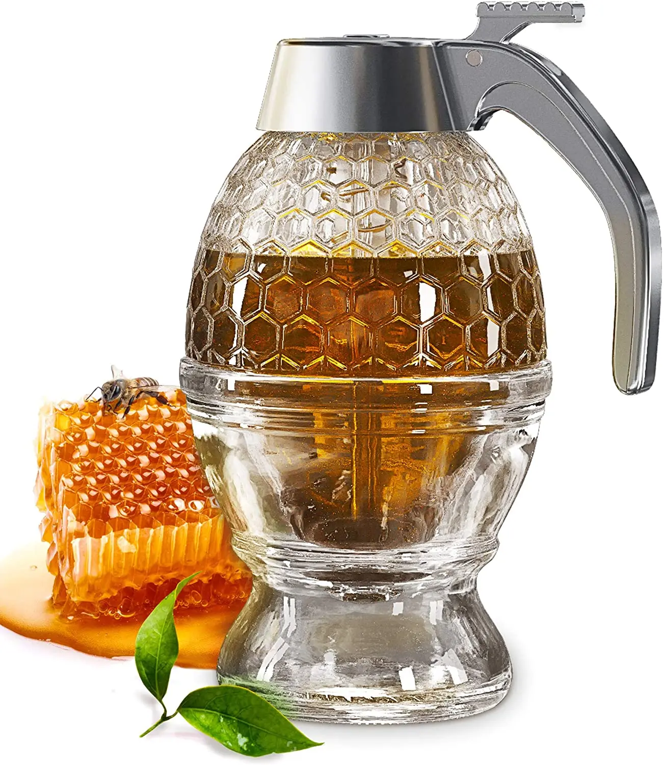 Glass Honey Dispenser