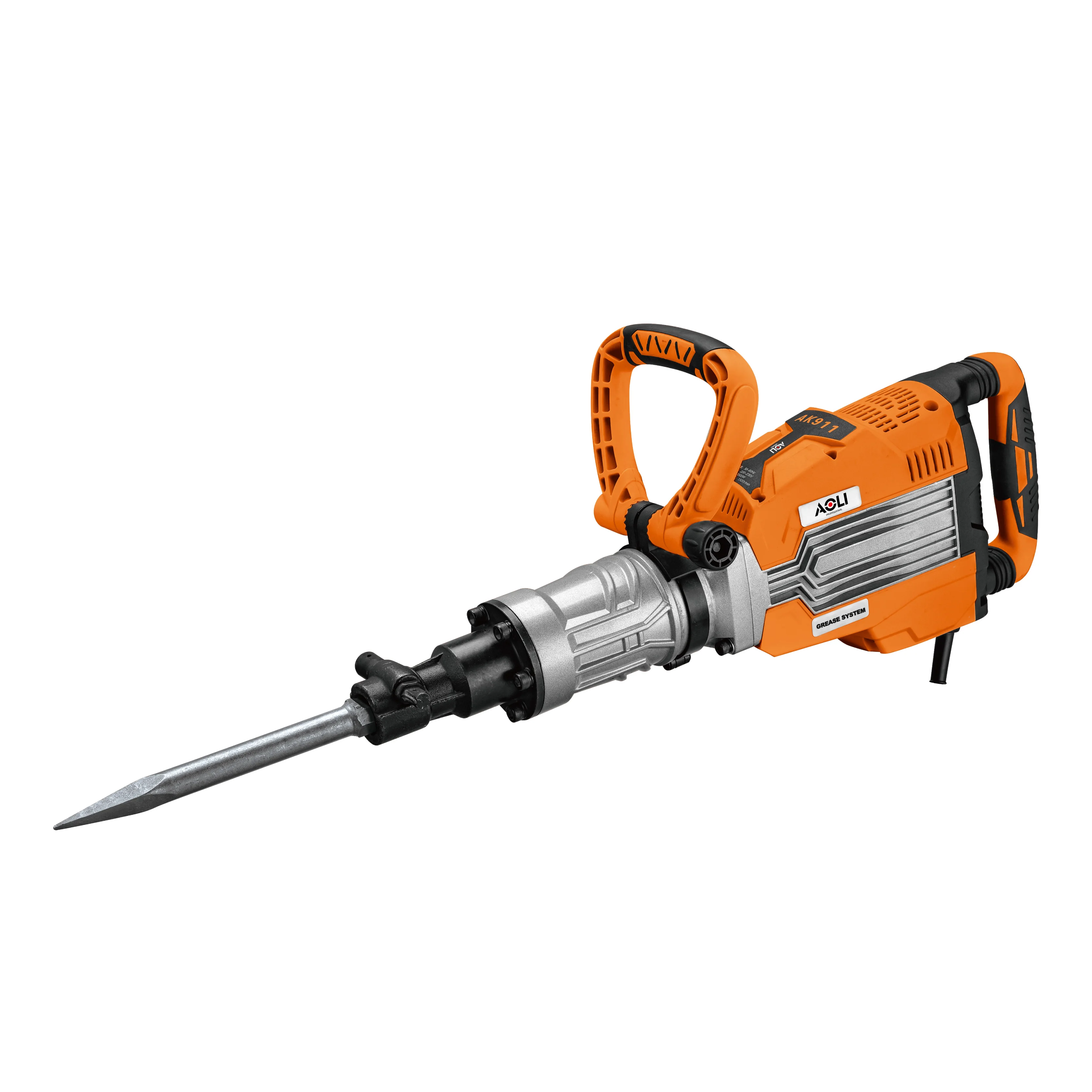 AOLI New 2000W Demolition Hammer Heavy Duty Concrete Breaker 4300 RPM Chipping Jack Hammer Drills with Chisels Jackhammer Alibaba