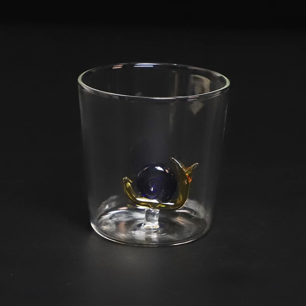 High-value creativity ingenious minimalist design vintage christmas transparent crystal simple design round cup glass