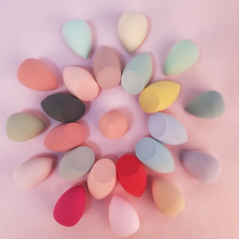 Косметическое яйцо Кокосовая Скорлупа с оливковым разрезом Косынка 1 штука A2 без латекса Гидрофильная ПУ Кокосовая оболочка водосберегающая боковая губка для макияжа