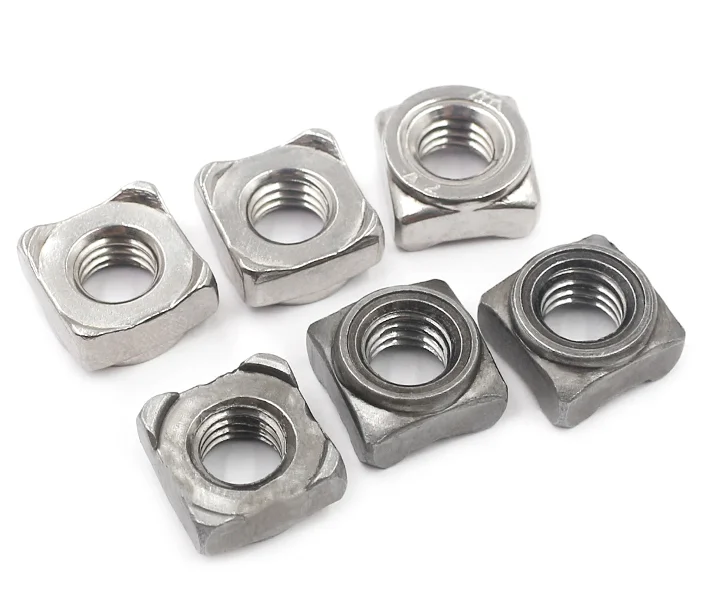 M5 M6 M8 M10 M12 A2 STAINLESS STEEL SQUARE WELD NUTS DIN 928 