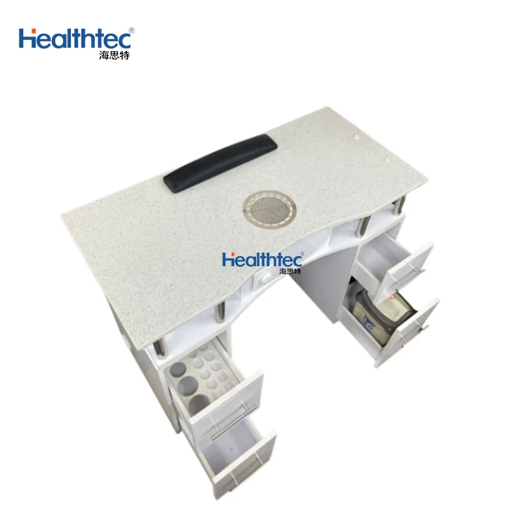 Wholesale Modern Manicure Table Marble Top Nail Table Salon Manicure