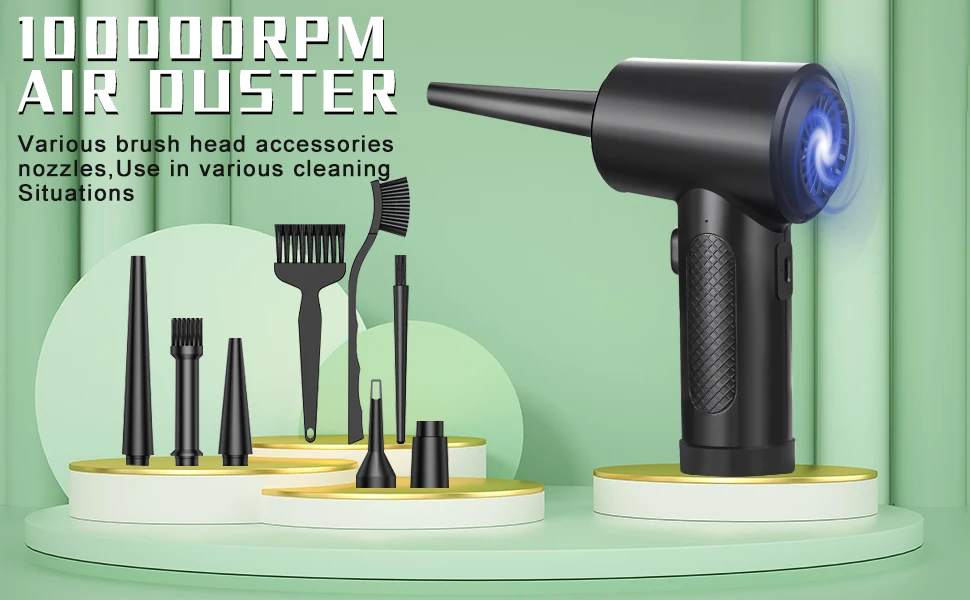 Cordless Air Duster Replacement For Compressed Spray Gas Cans