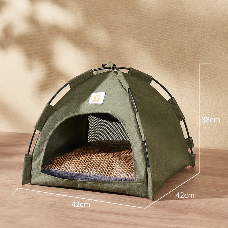 High Quality Customizable Waterproof Anti-Scratch Lightweight Pet Cat Tent Pet House Outdoor Dog Camping Tent