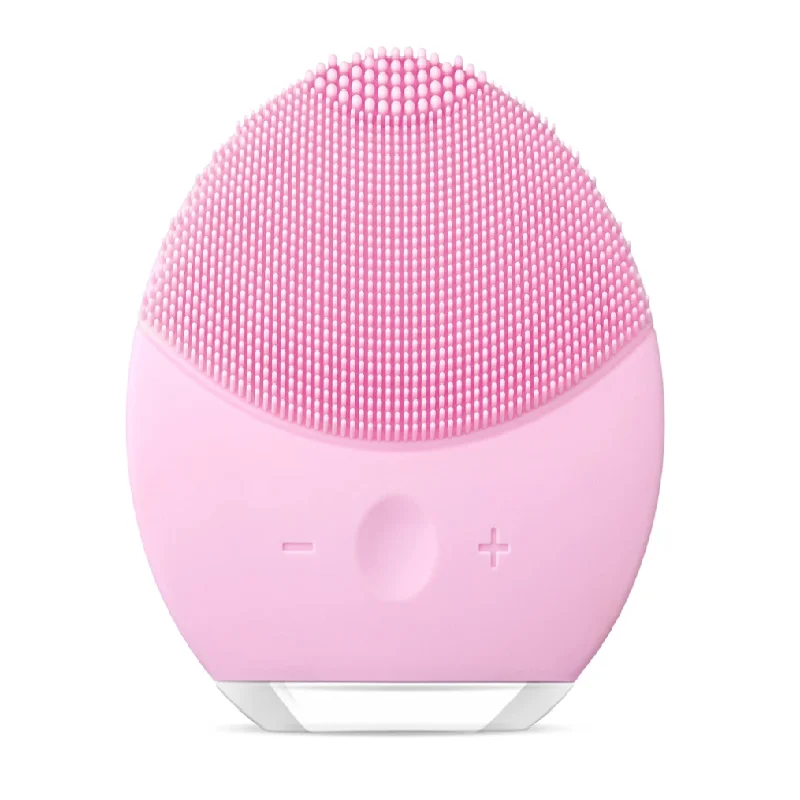 PSB custom soft handheld rechargeable mini electric inface sonic silicone face facial cleansing exfoliating brush