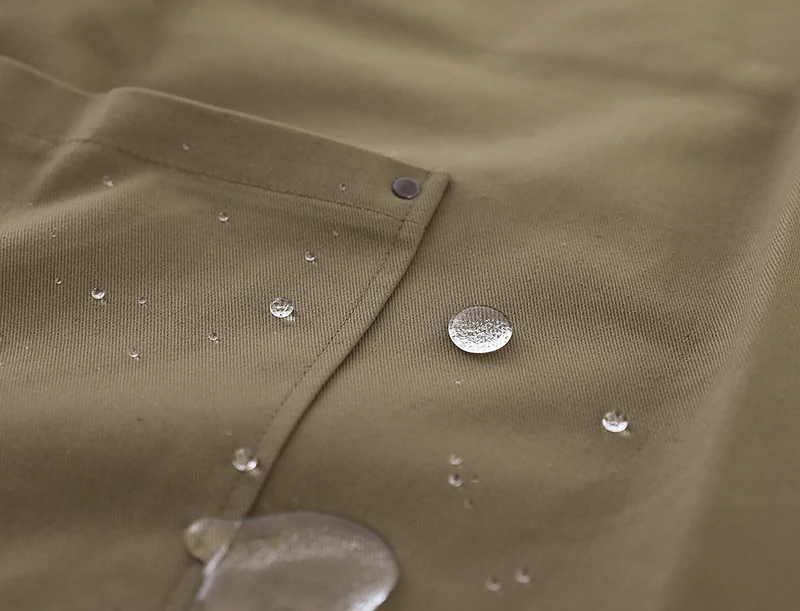 Florist Restaurant Canvas Apron Waterproof Coverall Work Clothes Bib Cotton Kitchen Printed logo Apron