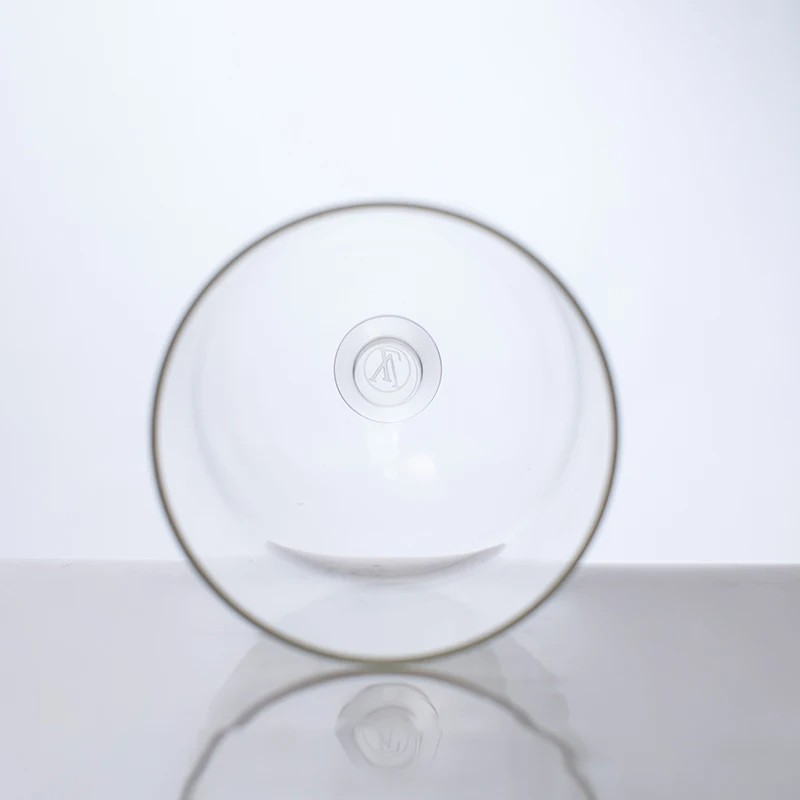 Factory Direct Sales Heat Resistant clear Borosilicate Glass Dome Display Cover