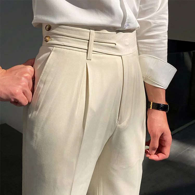Fashion Summer Thin Breathable Business Dress Pants Men Solid Color  Best  Price Online  Jumia Egypt