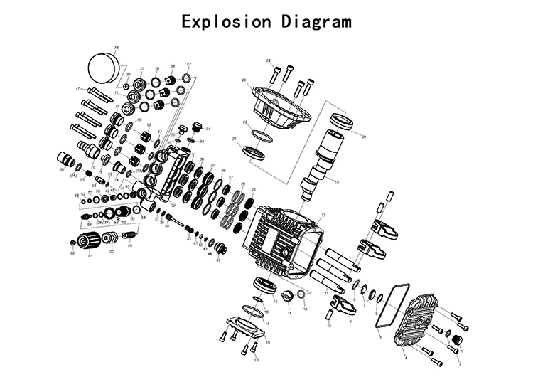 3/4" Shaft Horizontal Pressure Washer Pump 3000 Psi 2.5 Gpm Original