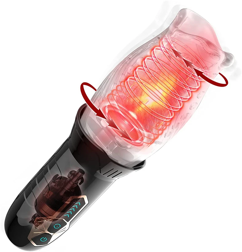 masturbador cup LION Male Masturbator Cup 3 Suction & 7 Vibration – Honeyloveyou main image 1