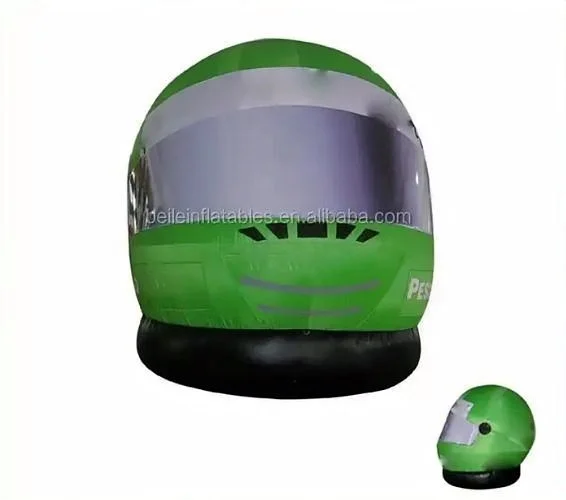 Beile Motorcycle Race Inflatable Helmet, PVC Advertising Inflatable Helmet for Event Promotion Equipment