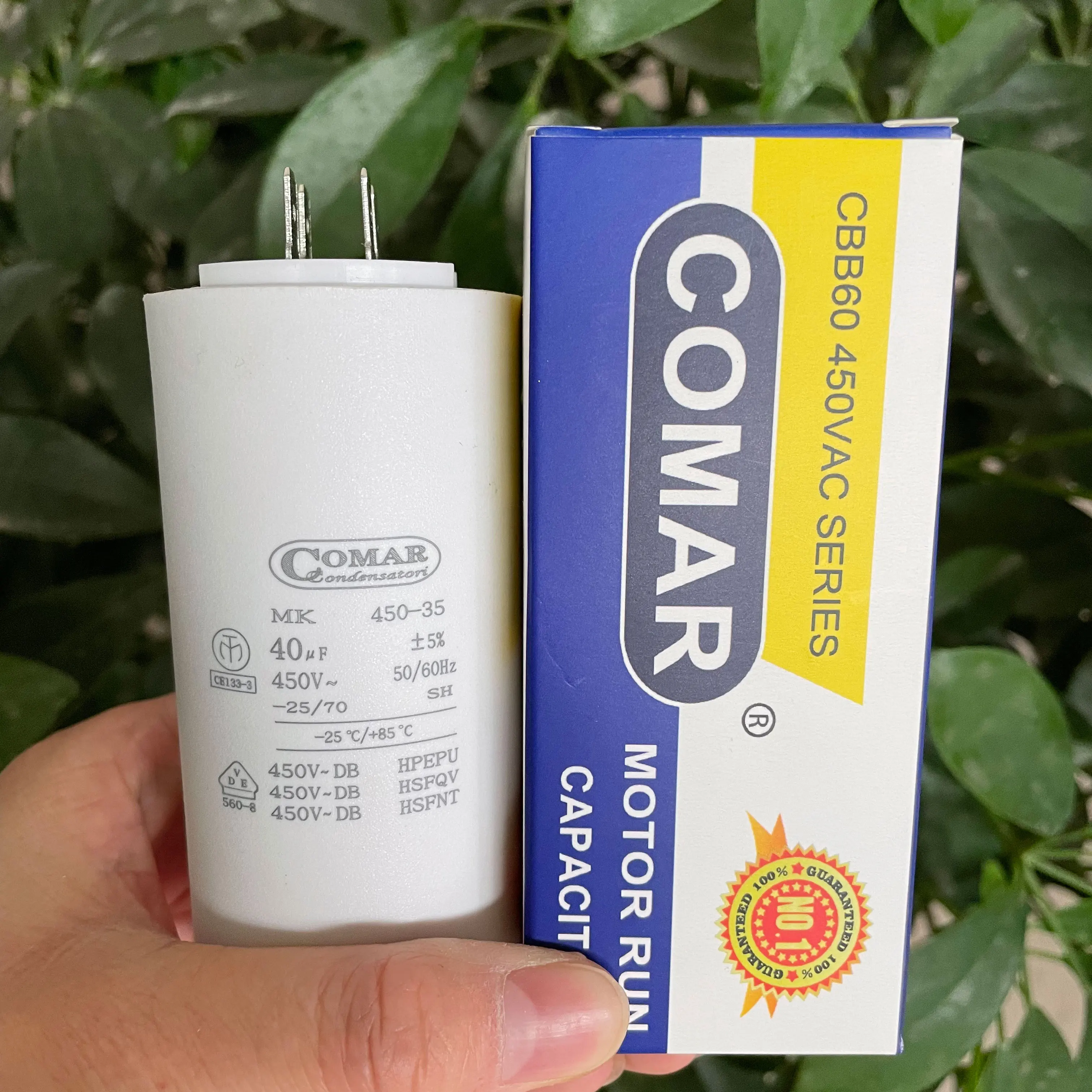Factory Price Sh Home AC Compressor COMAR Capacitor for Sale (CBB60)