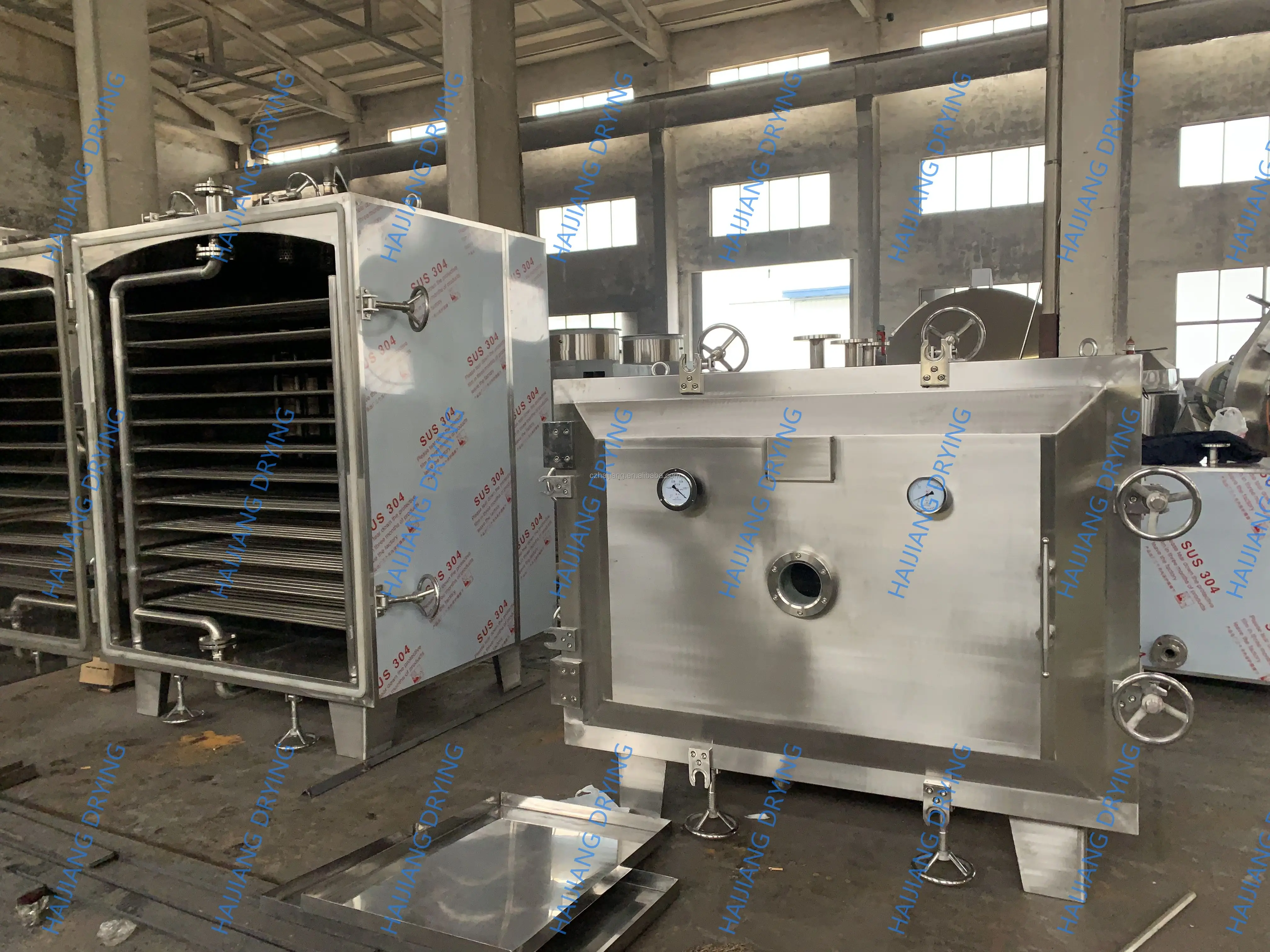 Secador De Bandeja De Vacío Químico Cuadrado Serie Fzg Horno De Secado