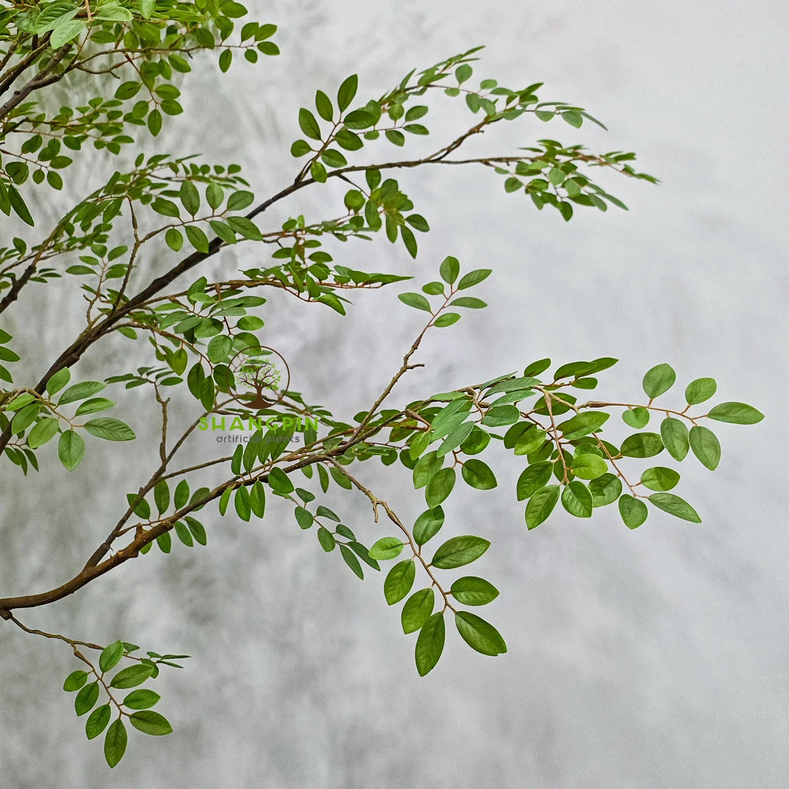 2.5M Commercial Grade Faux Sophora Japonica Artificial Green Scholar Tree | Premium Silk Foliage Landscaping Decor