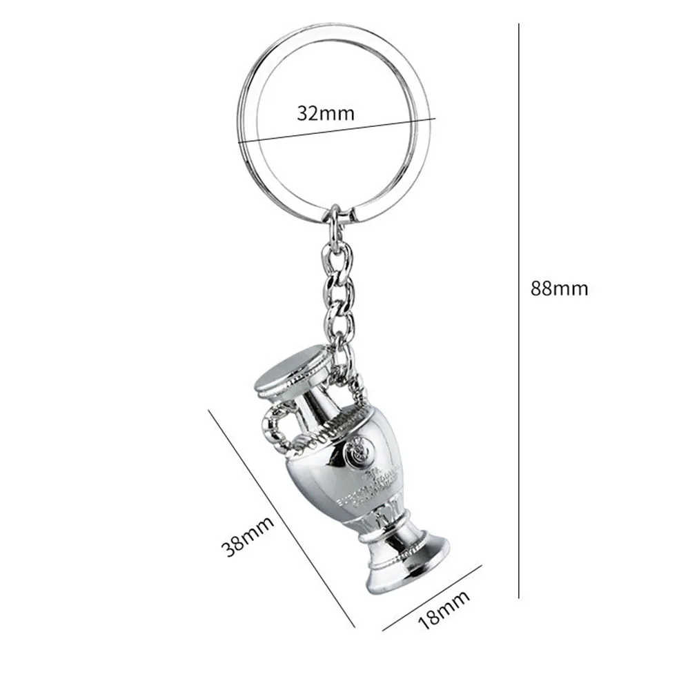 2026 Football Pendant Custom Top Five Leagues Alloy Carabiner Keychain Fashion Cartoon Design FootballWorld Fan Support Souvenir