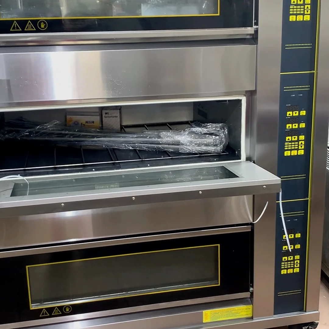 2 Deck 4 Trays Commercial Baking Equipment Pizza Electric Bread Oven