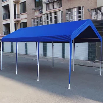 STALLMASTER Durable Foldable Car Garage Tent Car Shelter Carport Heavy Duty Steel Frame Market Car Parking Tent