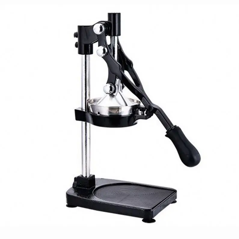 TEBAK Hand Press Juicer Machine Cast-Iron Orange Juice Squeezer Commercial Countertop Stainless Steel Manual Citrus Press