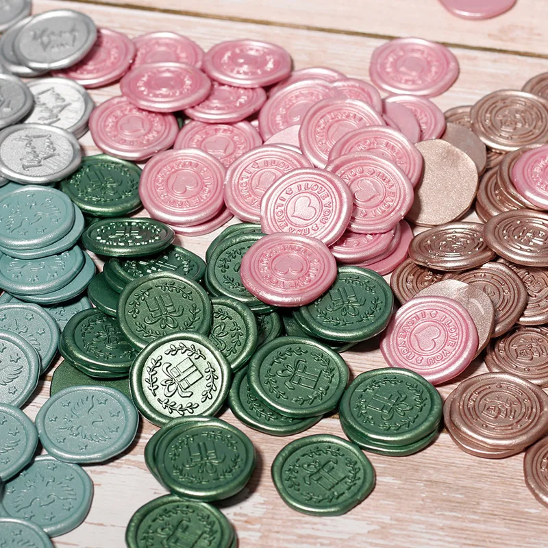 Hot Sale 24 Colors Sealing Wax Stamp Stickers Wax Seal Sticker For