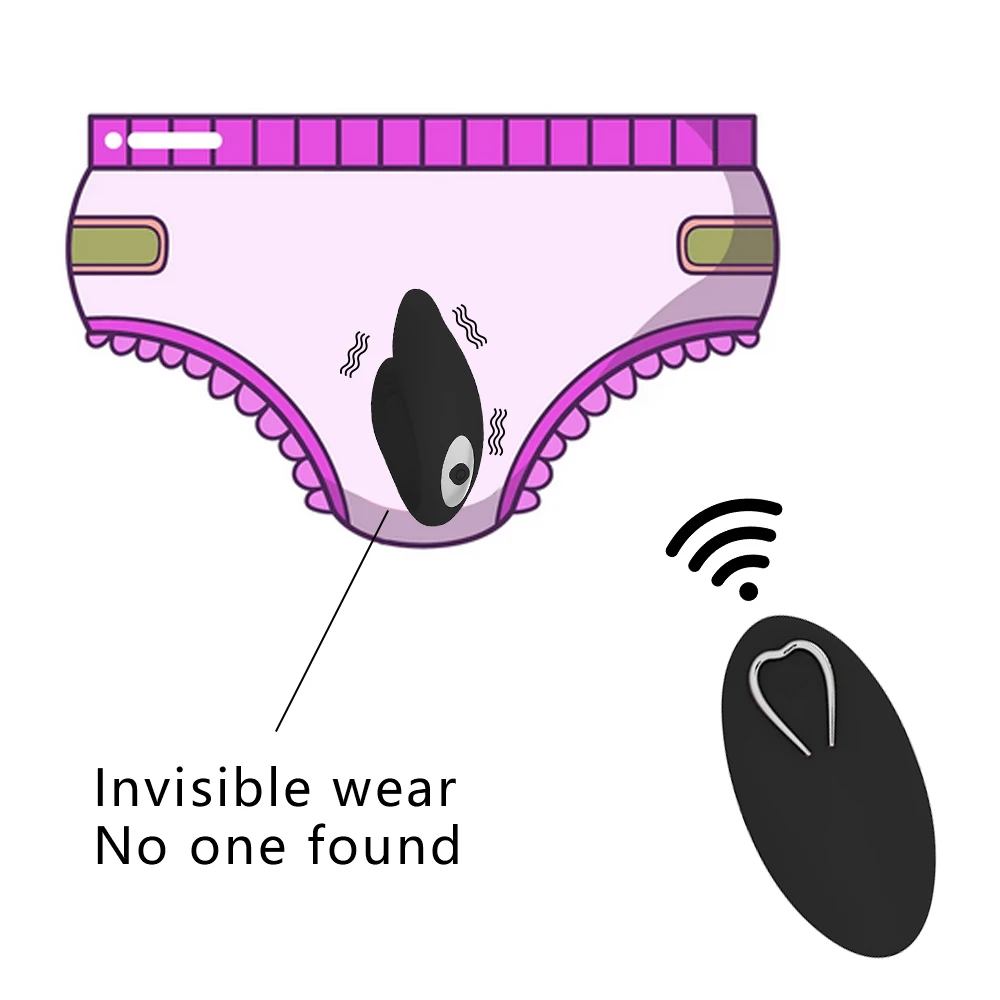 Wireless Wearable Vibrator - Remote Control Vibrating Panties