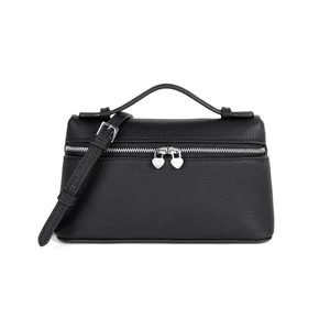 A-301 Top Layer Cowhide Luxury Handbag Women Crossbody Designer Handbags Women Lunch Box Handbags Genuine Leather Woman Bag