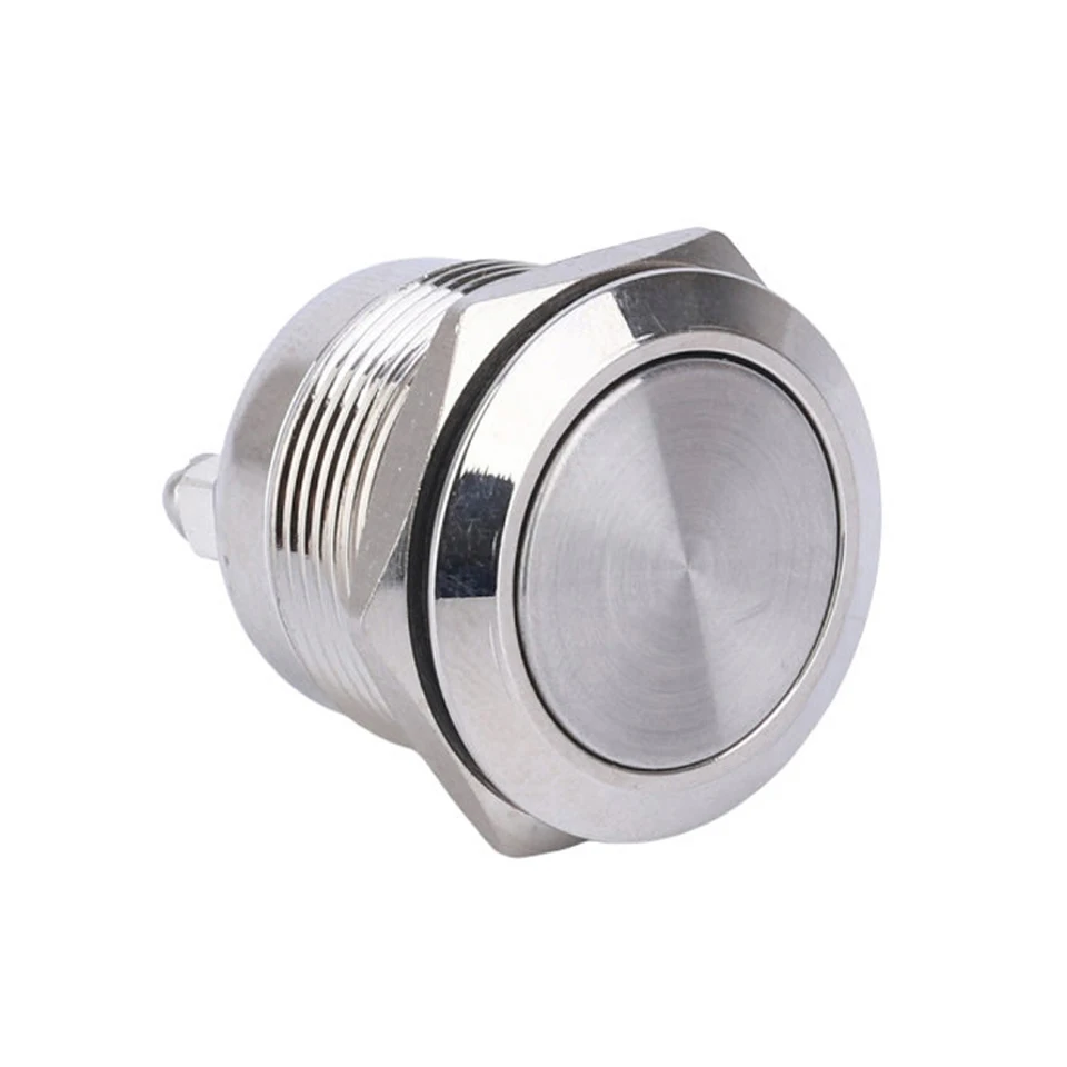 22mm Electronic Push Button Type Handle Snap Reed Plunger Slide Waterproof 220V Push Button Switch