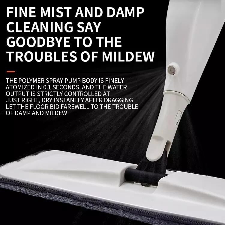 Швабра для мытья пола из микрофибры с моющимися многоразовыми подушечками моющаяся сухая плоская швабра поворотной головкой на 360 градусов