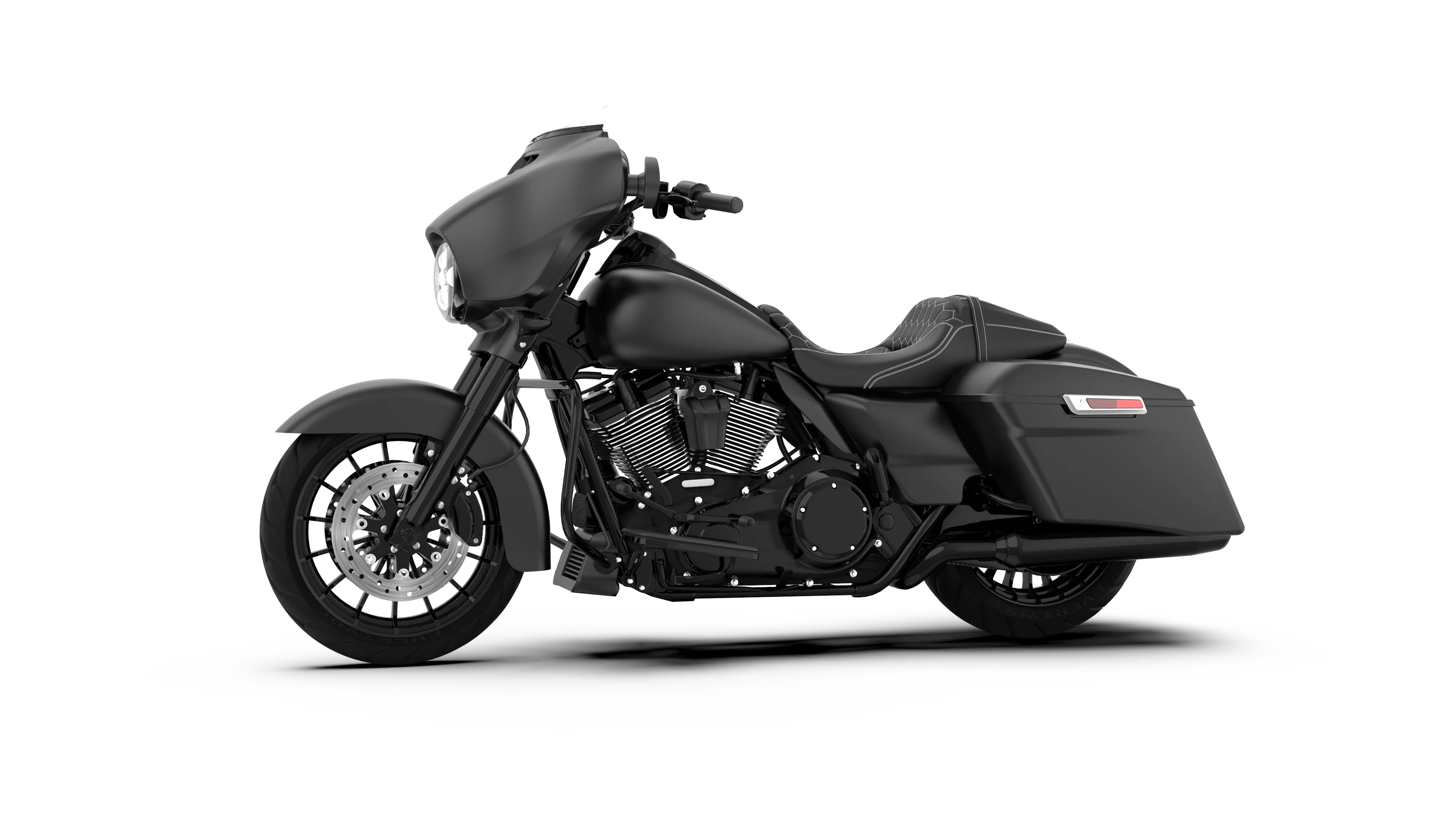 Hr3 Black Denim Fairing Kit For Harley 