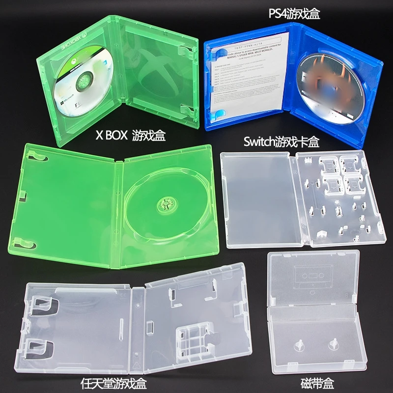 X BOX Series Cartridge Case Custom PS 3 PS 4 Dual Disc Case PS 2 Game Box Nin Tendo BG Flash Cartridge Case
