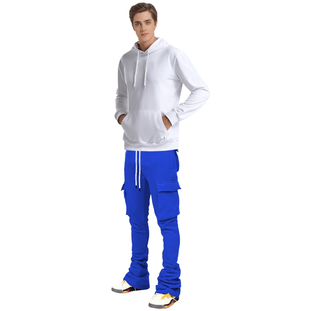 Wholesales Stacked Pants With Pocket 