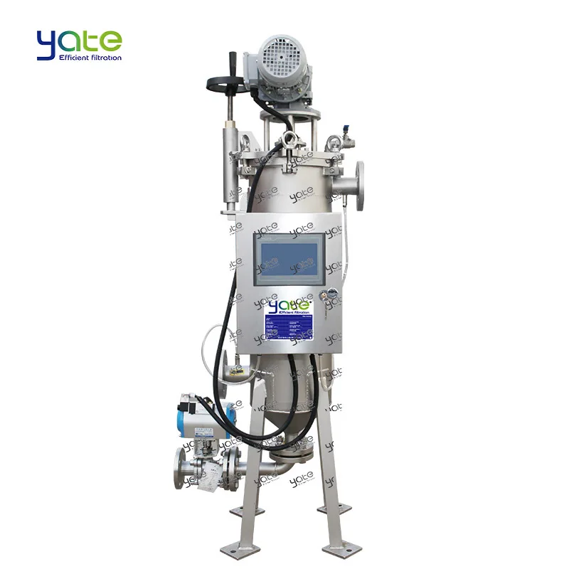 Stainless Steel Filter Developed Fully Automatic Internal Scraper Filter for Viscous Liquids Resin Honey Glue