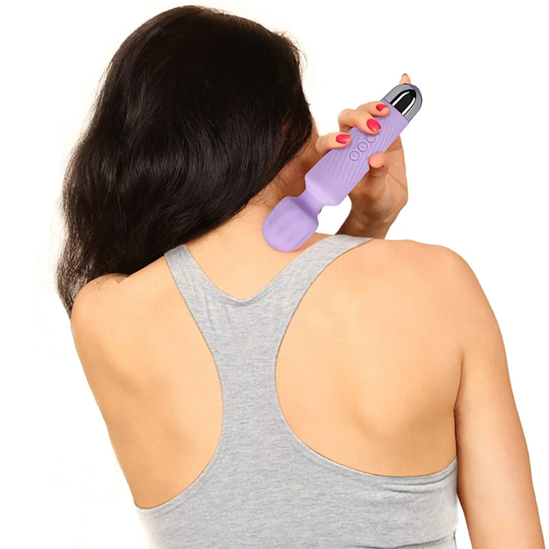 Mini Personal Body Massage Machine Quiet Vibrating Handheld Wand Massager for Women