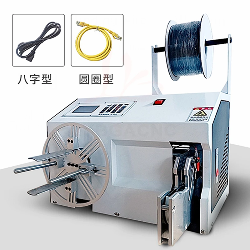 Multifunction Automatic Small Cable Wire Winding and Binding Machine Intelligent Touch Screen for USB Data Cable Power Cord Tie