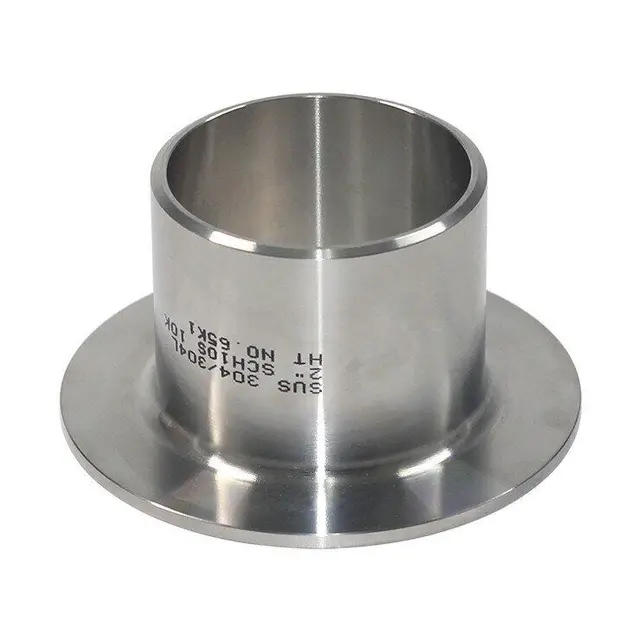 NXF Wholesale 316L Stainless Steel Stub End Adaptor Flange 2507 & 2205 Duplex Steel Pipe Lines Connect Welding Pieces