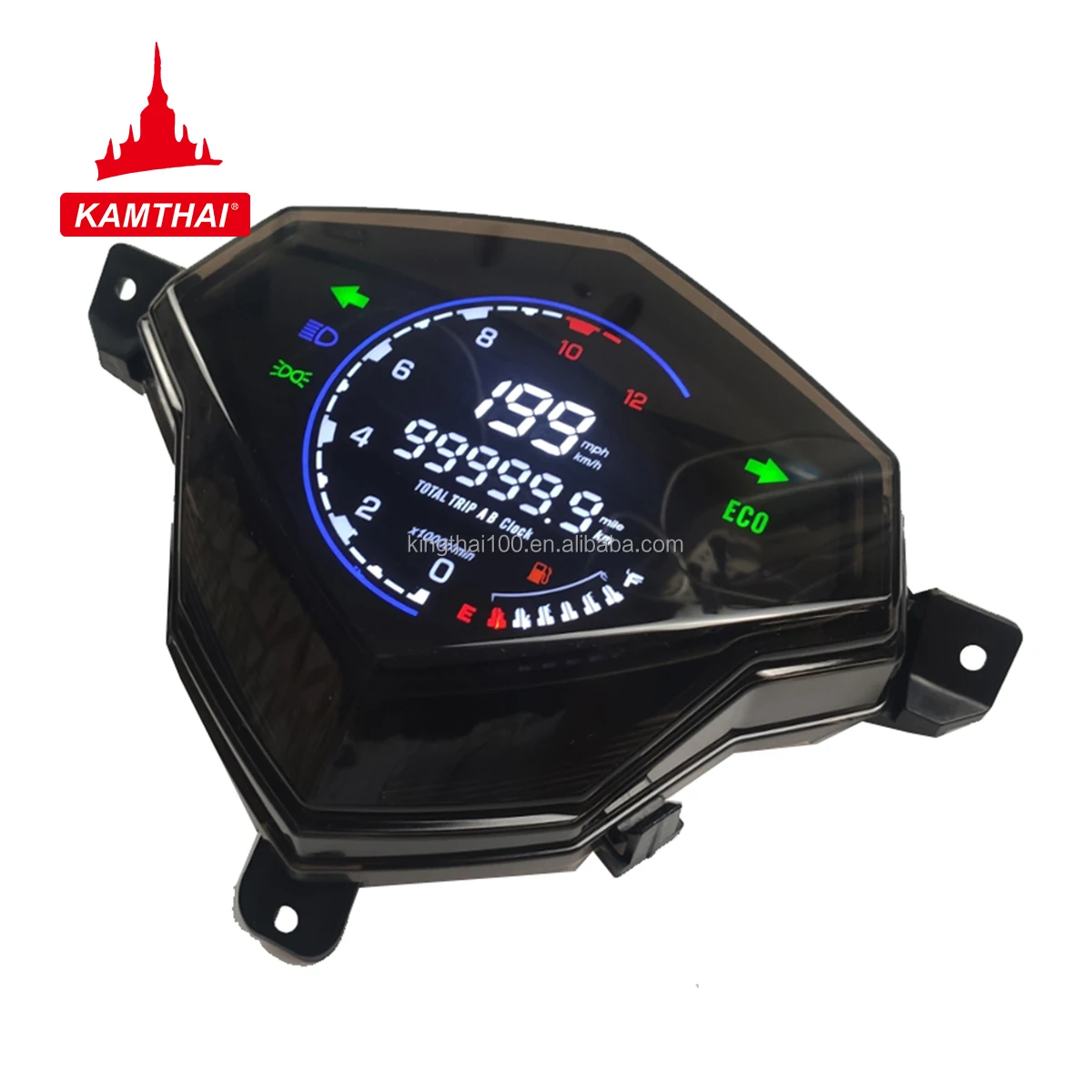 KAMTHAI Motorcycle Kawasaki Speedometer Digital Speedometer Sepeda Motor Jupiter Digital Speedometer for Motorcycle 85mm